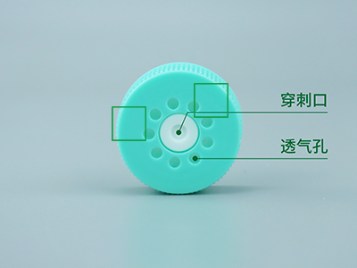 0.22μm的PTFE疏水透气滤膜盖，阻菌的同时可更好的进行气体交换